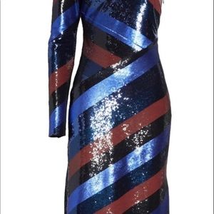 New with tags DVF Sequin Dress